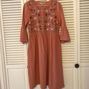 Mauve Polagram Dress Size Small